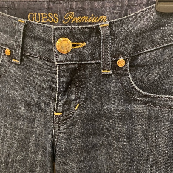 Guess Premium Womens Blue Denim Jeans - Picture 4 of 12